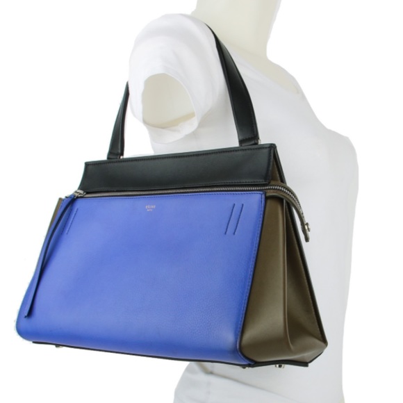 Celine edge medium calf hair leether shoulder bag - Picture 17 of 17